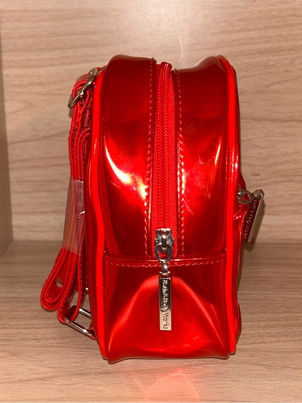 Bath & Body Works BBW Candy Cane Red Christmas Mini Backpack - Picture 2 of 6